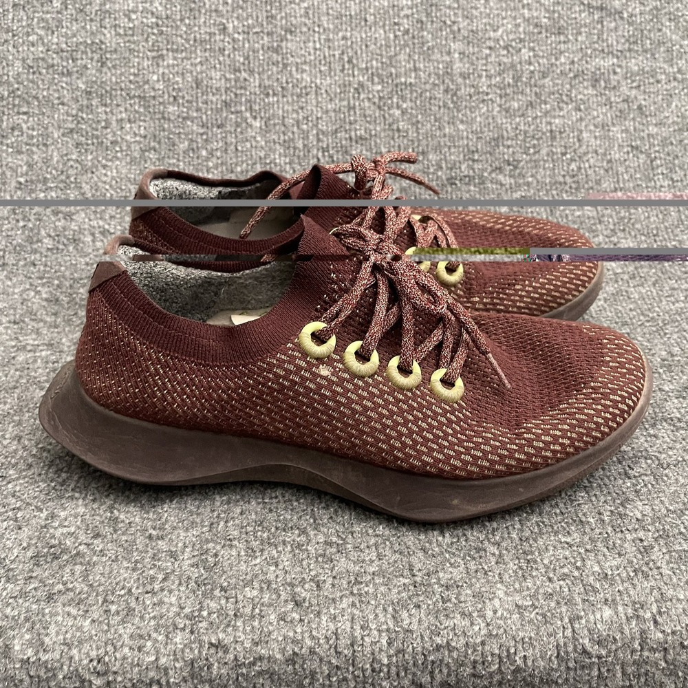 Allbirds Tree Dasher TD Shoes Mens Sz 10 Burgundy Knit Athletic Running